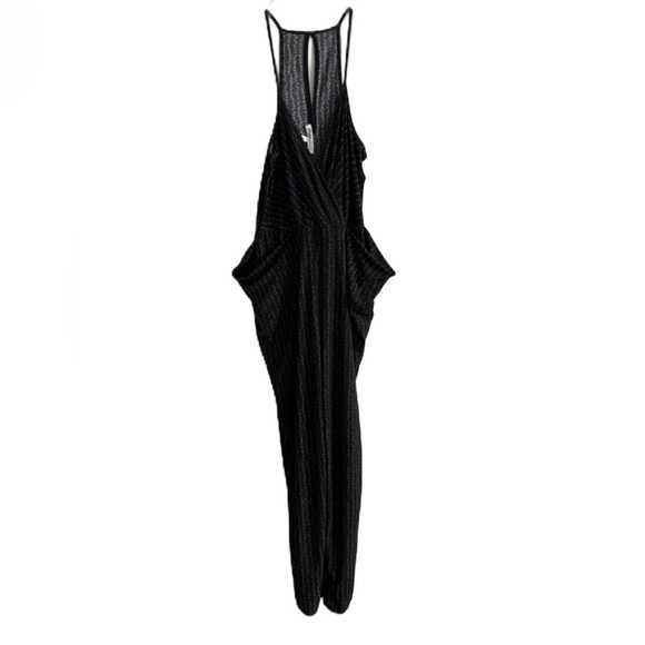BCBGeneration Skinny Jumpsuit, Black with White Accent, Women’s Small, NWOT - Picture 4 of 6